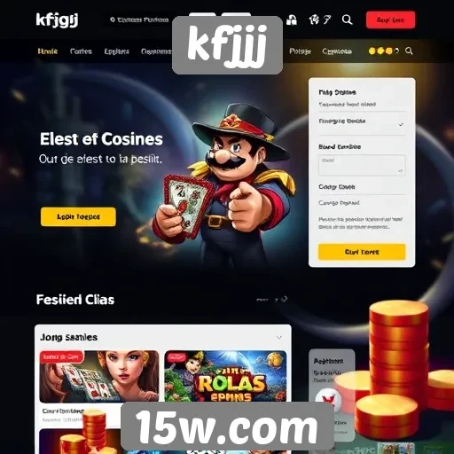 Avaliação do design gráfico do site de jogos kfjjj
